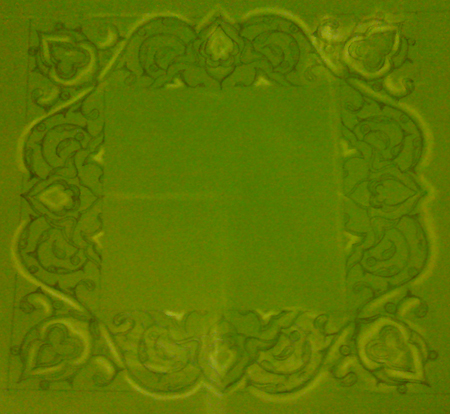 rumi style pattern border