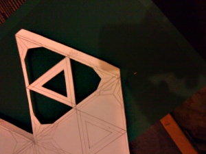 pattern on to Icosahedron