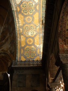 Decorative patterns within the Haghia Sophia